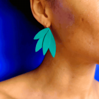 Boucles d’oreilles Selma Vert jungle