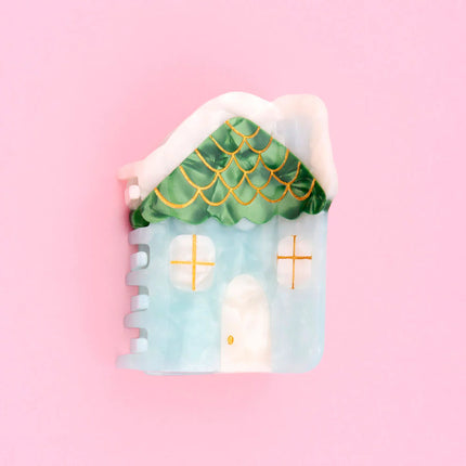 Pince à cheveux Maison enneigée Coucou Suzette