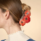 Grande pince à cheveux Trio Coquelicots
