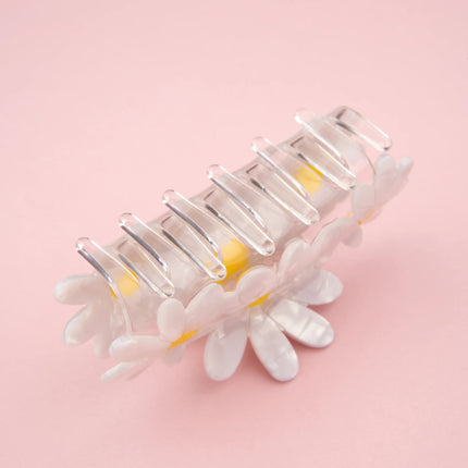 Grande pince à cheveux Trio Pâquerettes