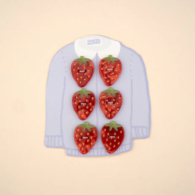 Kit boutons Fraise