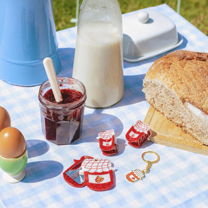 Petite pince à cheveux Pot de confiture