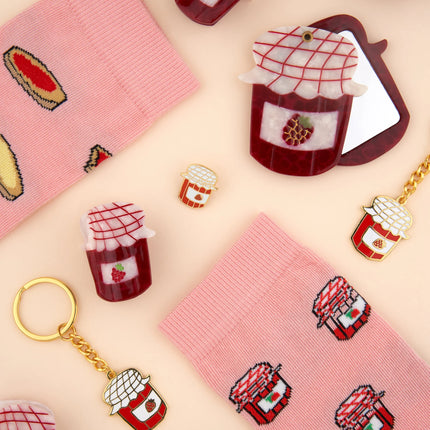 Petite pince à cheveux Pot de confiture