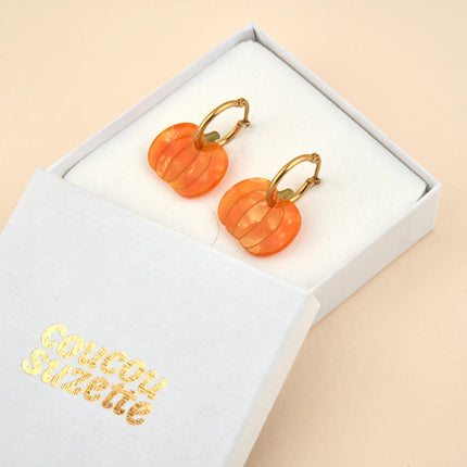 NEW Boucles d’oreilles Citrouille