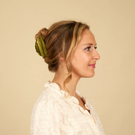 Pince à cheveux Feuille de châtaignier