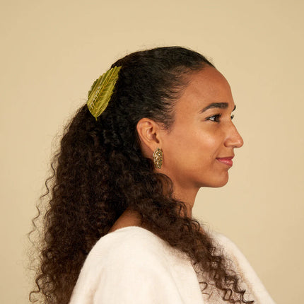 Pince à cheveux Feuille de châtaignier