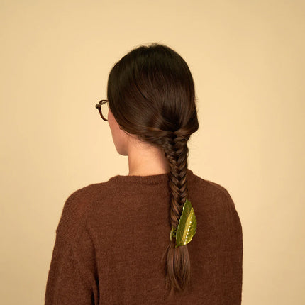 Pince à cheveux Feuille de châtaignier