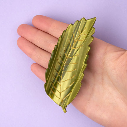 Pince à cheveux Feuille de châtaignier