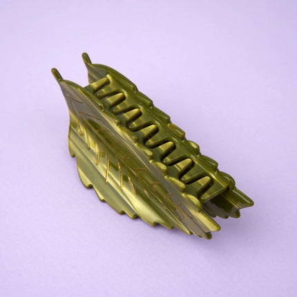 Pince à cheveux Feuille de châtaignier