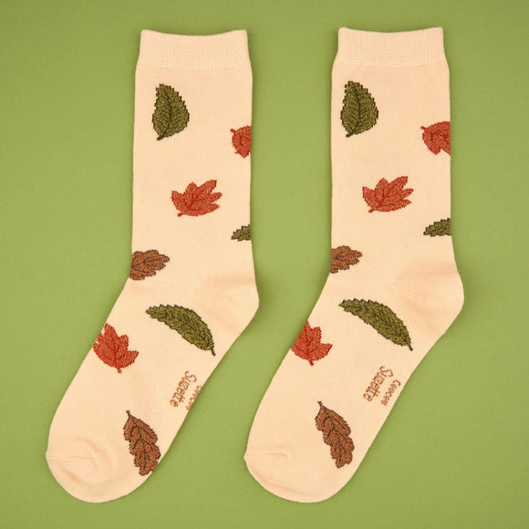 NEW Chaussettes Feuilles d'automne Coucou Suzette