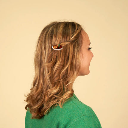 Barrette Buche de Noël Coucou Suzette