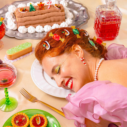 Barrette Buche de Noël Coucou Suzette