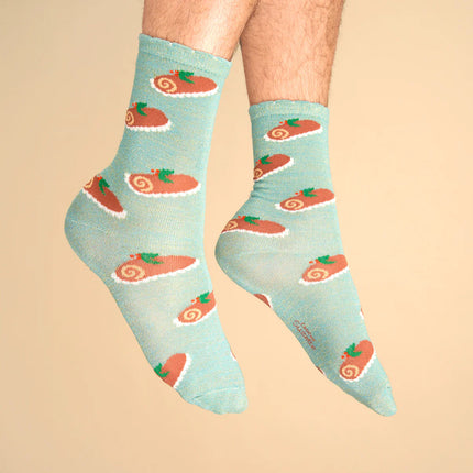 Chaussettes Buche de Noël Coucou Suzette