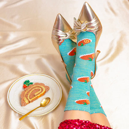 Chaussettes Buche de Noël Coucou Suzette