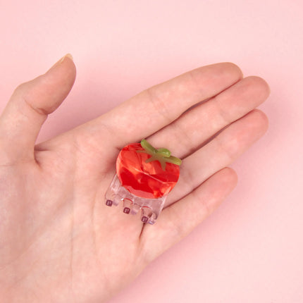 Petite pince à cheveux Tomate cerise
