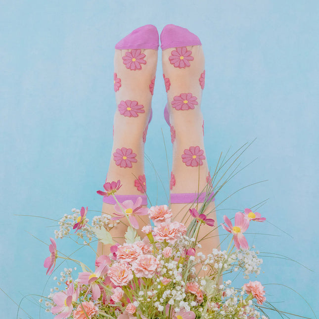 Chaussettes transparentes Cosmo