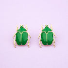 Boucles d’oreilles Scarabée