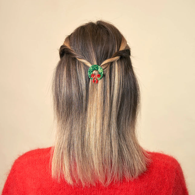 NEW Barrette Couronne sapin
