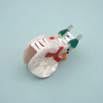 NEW Pince à cheveux Bonhomme de neige