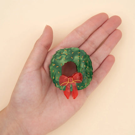 NEW Pince à cheveux Couronne de Noël