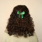 NEW Pince à cheveux Noeud vert