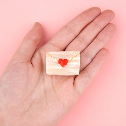 Petite pince à cheveux Lettre d'amour