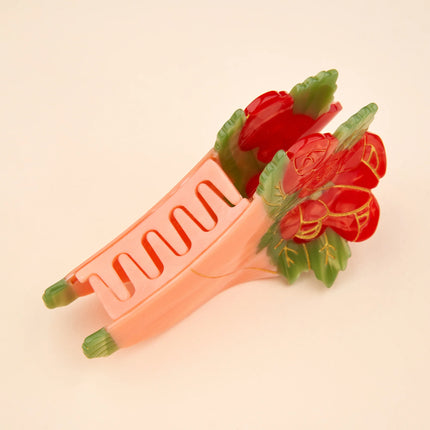 Pince à cheveux Bouquet de rose