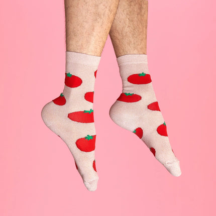 Chaussettes à paillettes Tomates