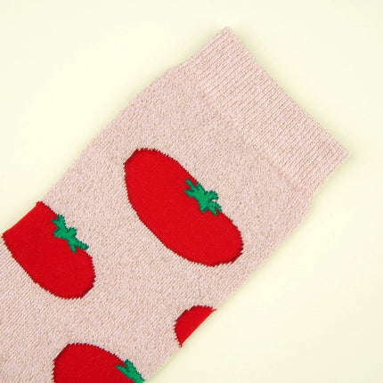Chaussettes à paillettes Tomates