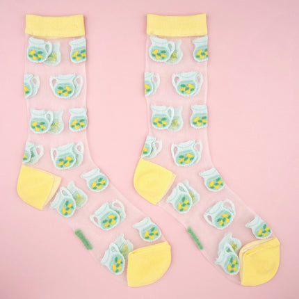 NEW Chaussettes transparentes Limonade