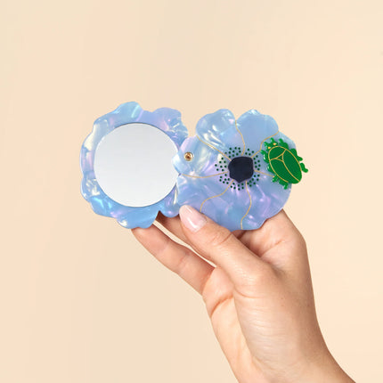 Miroir Fleur bleue