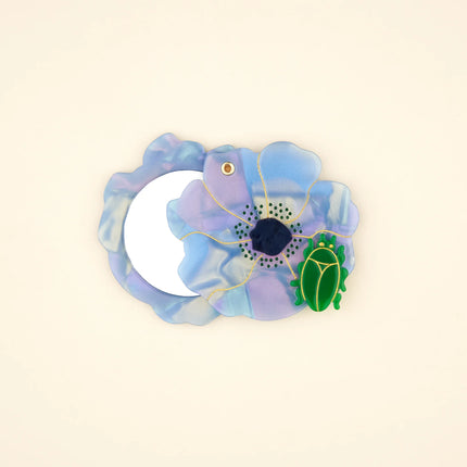 Miroir Fleur bleue
