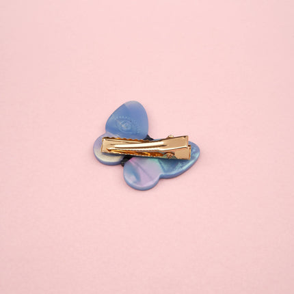 Barrette Papillon lavande