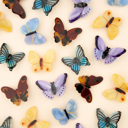 Barrette Papillon lavande