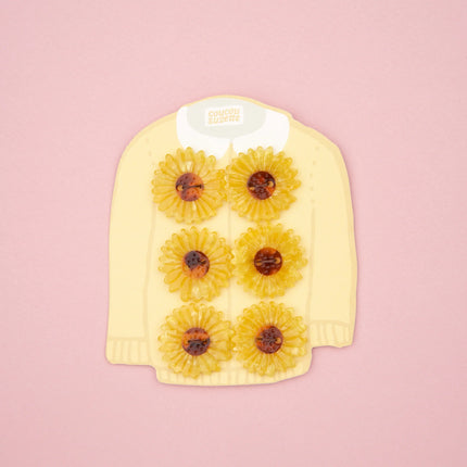 Kit boutons Tournesol