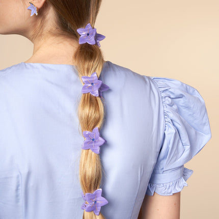 Petite pince à cheveux Campanule