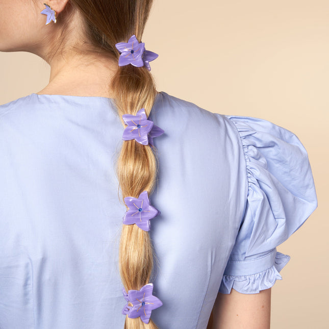 Petite pince à cheveux Campanule