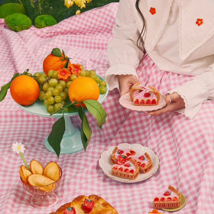 Pince à cheveux Tarte aux fraises