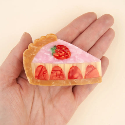 Pince à cheveux Tarte aux fraises
