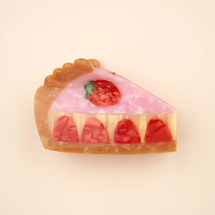 Pince à cheveux Tarte aux fraises