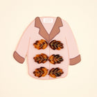 Kit boutons feuille