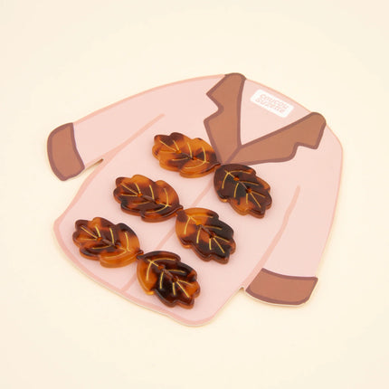 Kit boutons feuille