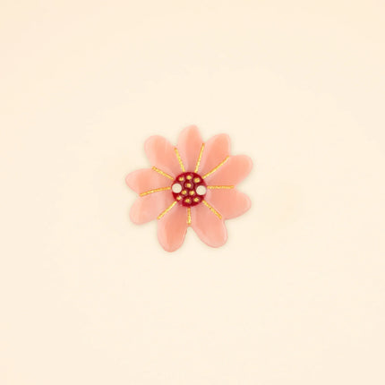 Kit boutons Fleur rose