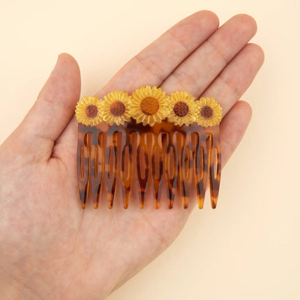Duo peignes de coiffures Tournesols