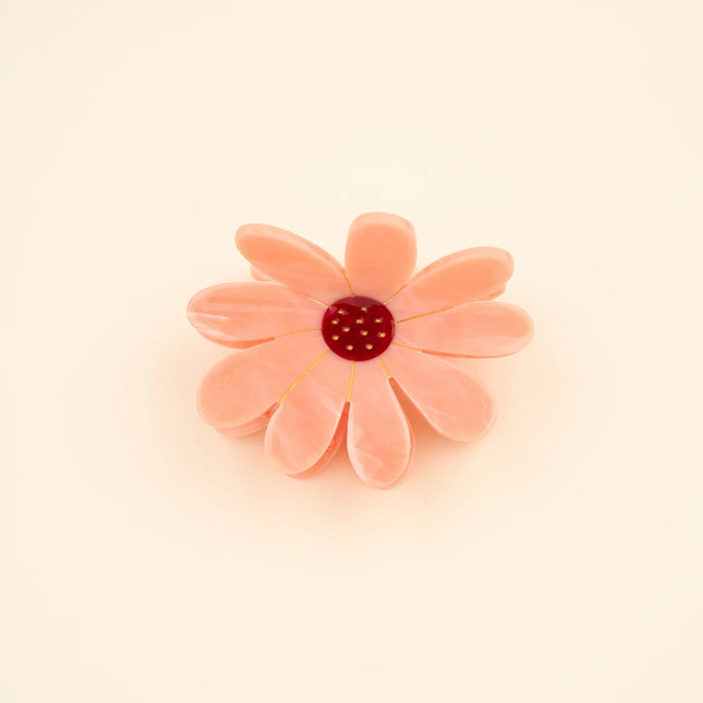 Pince à cheveux Fleur rose