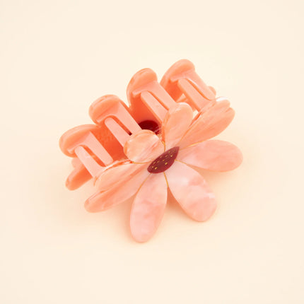 Pince à cheveux Fleur rose