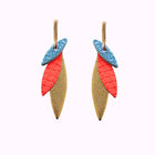Boucles d’oreilles créoles Josefa Swimming néon