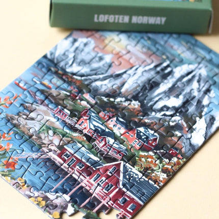 Mini-puzzle Lofoten Norvège - 99 pièces