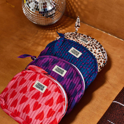 NEW Trousse Make Up Iseult Coeur Violet