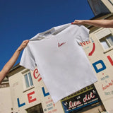 T shirt blanc Bisou Mathilde Cabanas (unisexe)